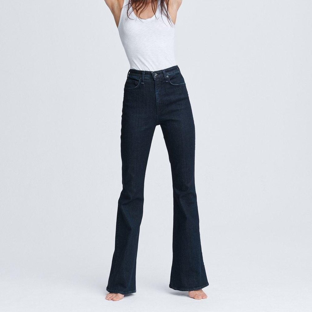 ✨NWOT✨ Rag & Bone Jane Super High Rise Flare Jeans in Big Sky - Size 29